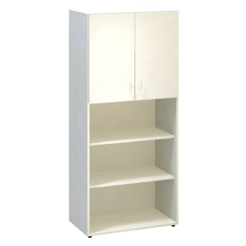 Policová skříň FALA 236 kombinovaná  s dveřmi - rozměr  178x80 cm - výběr barevného provedení 