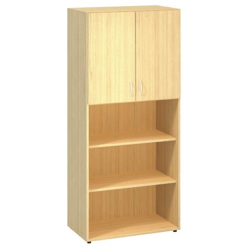 Policová skříň FALA 236 kombinovaná  s dveřmi - rozměr  178x80 cm - výběr barevného provedení 