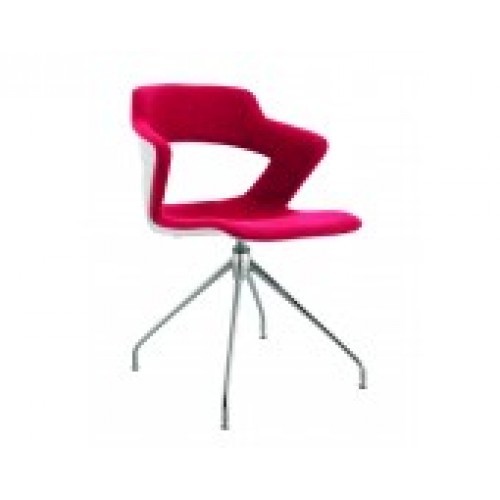 Jednací židle AOKI STYLE - čalouněný sedák+opěrák