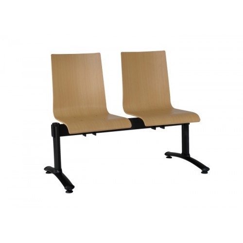 Dřevěná lavice do čekáren ELSI - 2-5 sedadel - přírodní buk 