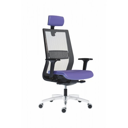 Kancelářské křeslo TITAN MESH - nosnost 130 kg - výběr barev sedáku 