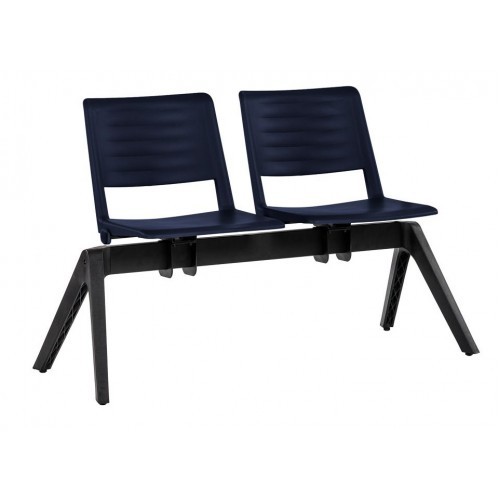 Plastová lavice do čekáren RAVE P - 2-4 sedadel - výběr barevného provedení 