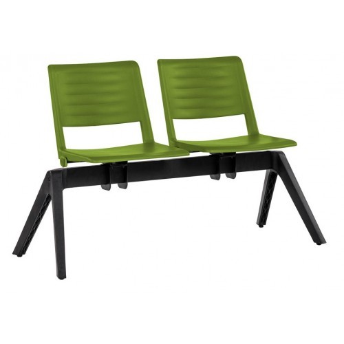 Plastová lavice do čekáren RAVE P - 2-4 sedadel - výběr barevného provedení 