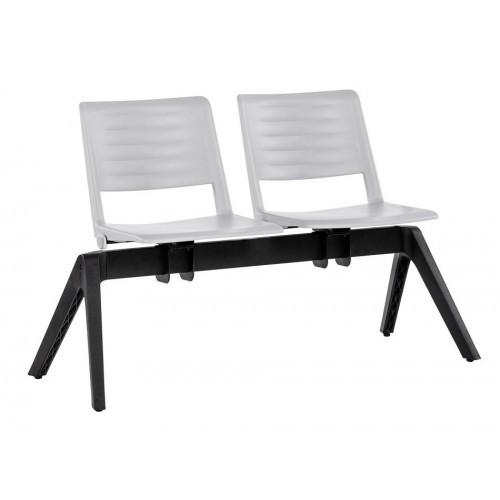 Plastová lavice do čekáren RAVE P - 2-4 sedadel - výběr barevného provedení 