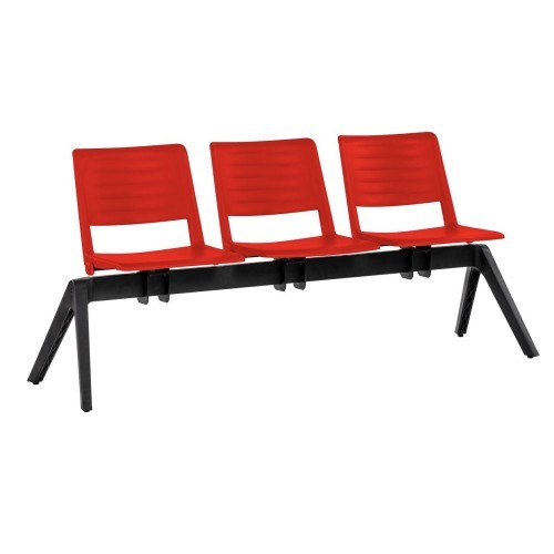 Plastová lavice do čekáren RAVE P - 2-4 sedadel - výběr barevného provedení 