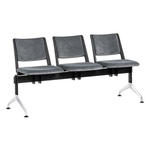 Čalouněná lavice do čekáren RAVE T - 2-4 sedadla - výběr barevného prvedení 