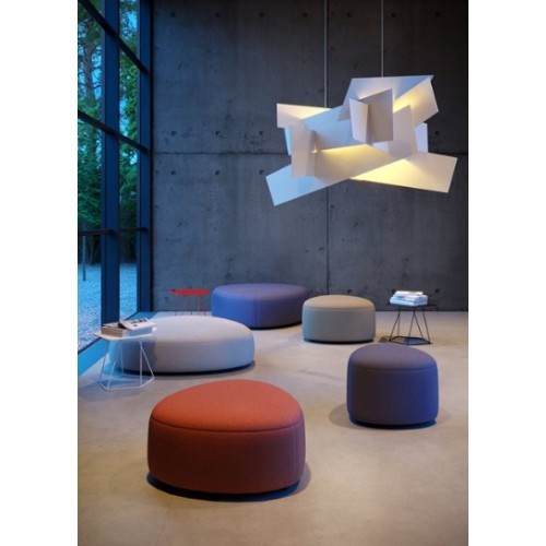 Čalouněný sedací prvek STONE 02 - nosnost 120 kg - rozměr 87x80 cm 