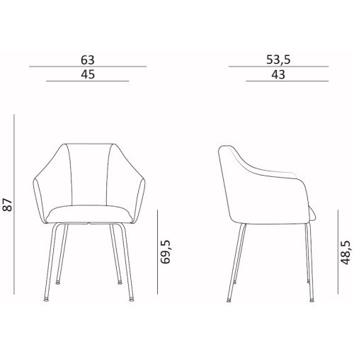 Konferenční křeslo RAVENNA VISITOR BLACk- nosnost 120 kg 