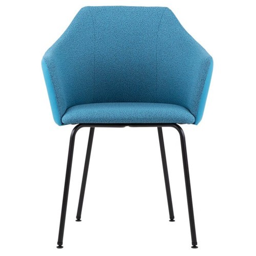 Konferenční křeslo RAVENNA VISITOR BLACk- nosnost 120 kg 