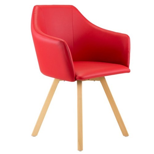 Konferenční křeslo RAVENNA WOOD - nosnost 120 kg 