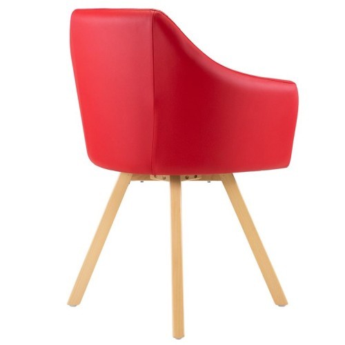 Konferenční křeslo RAVENNA WOOD - nosnost 120 kg 