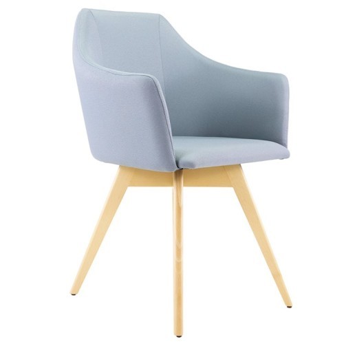 Konferenční křeslo RAVENNA WOOD - nosnost 120 kg 