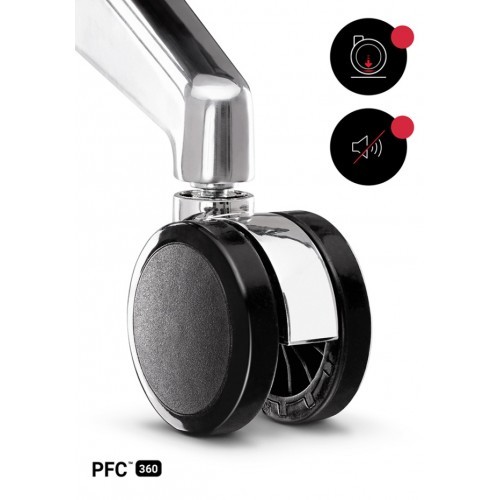 Kancelářské křeslo BASIC V černá/šedá- nosnost 150 kg 