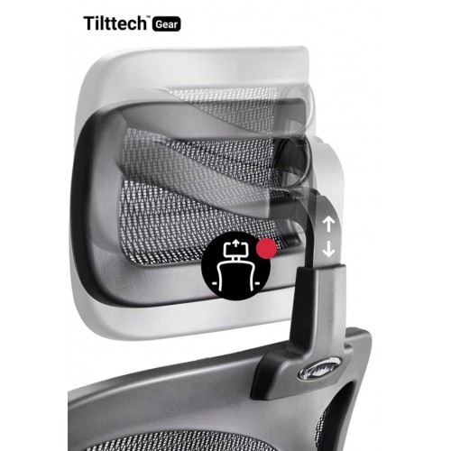 Kancelářské křeslo BASIC V černá/šedá- nosnost 150 kg 