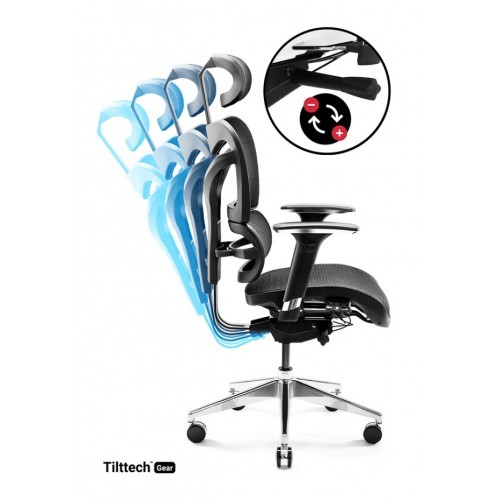 Kancelářské křeslo COMANDER V černé - nosnost 200 kg 