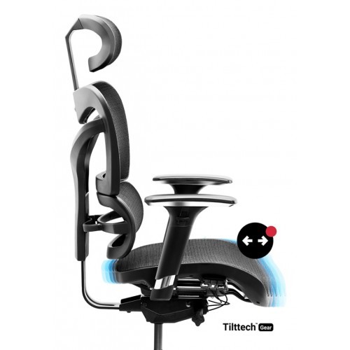 Kancelářské křeslo COMANDER V černé - nosnost 200 kg 