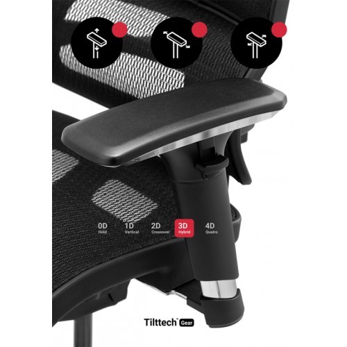 Kancelářské křeslo COMANDER V černé - nosnost 200 kg 