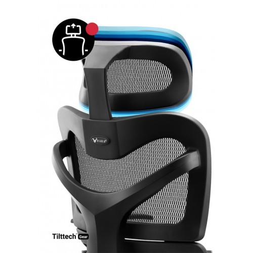 Kancelářské křeslo COMANDER V černé - nosnost 200 kg 