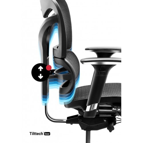 Kancelářské křeslo COMANDER V černé - nosnost 200 kg 