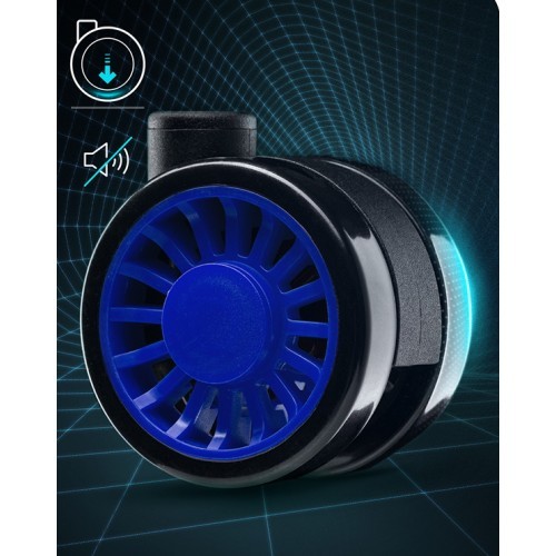 Herní křeslo DEVIL X ONE - černá/modrá - nosnost 160 kg  - 6 let záruka