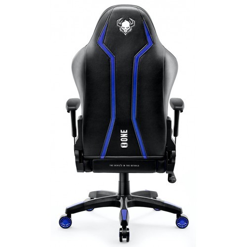 Herní křeslo DEVIL X ONE - černá/modrá - nosnost 160 kg  - 6 let záruka