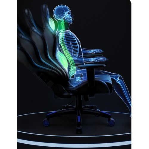 Herní křeslo DEVIL X ONE - černá/zelená - nosnost 160 kg - 6 let záruka