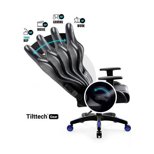 Herní křeslo DEVIL X ONE - černá/zelená - nosnost 160 kg - 6 let záruka