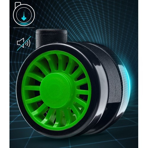 Herní křeslo DEVIL X ONE - černá/zelená - nosnost 160 kg - 6 let záruka