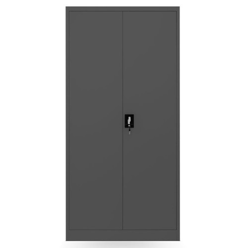 JAN NOWAK - Kovová šatní skříň AWI - antracit -  rozměr 185x90 cm 