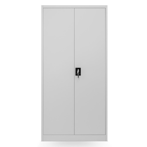 JAN NOWAK - Kovová šatní skříň AWI - šedá -  rozměr 185x90 cm 