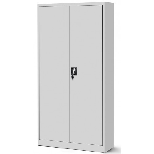 JAN NOWAK - Kovová policová skříň se zámkem  JANH eco - šedá  - rozměr 195x90 cm 