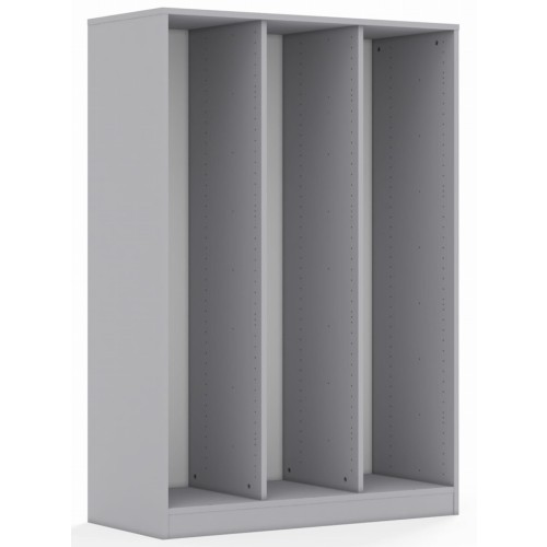 Skříň na kontejnery BLOX  110 4PG šedá - rozměr 105x46x152 cm 