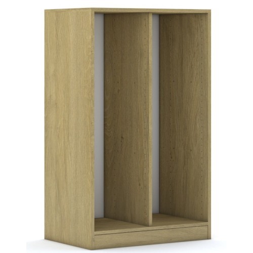 Skříň na kontejnery BLOX  70 3PG-3M dub - rozměr 70x46x116 cm 