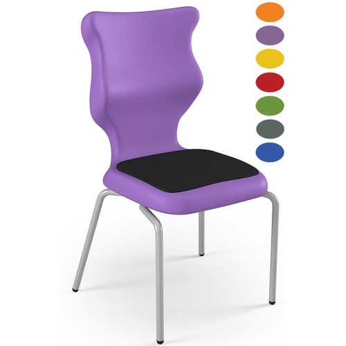 Školní židle SPIDER SOFT s polstrovaným sedákem - 6 velikostí - 12 barevných variant