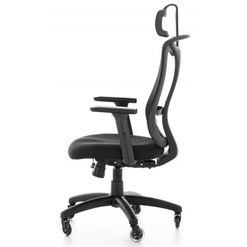 Kancelářská židle CONFFICE - barva černá - nosnost 135 kg 