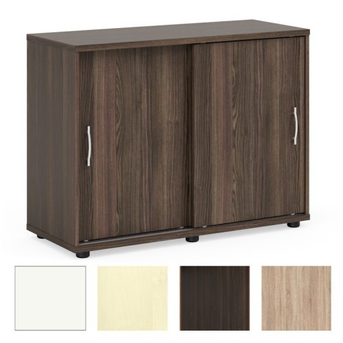 Kancelářská skříň s posuvnými dveřmi  - výška 75,3 cm EXPRESS II - 99H164