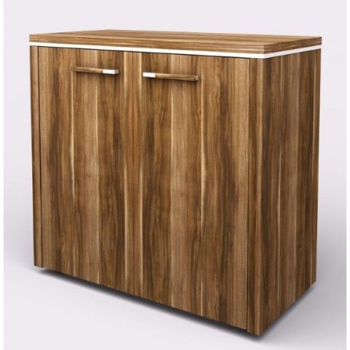 Kancelářská skříň policová  WELS  bez dveří/s dveřmi - výška 80 cm - KM814201