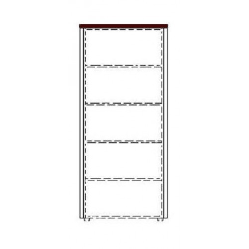 Horní obkladová deska WELS pro skříně šířky 80 cm  - 108310