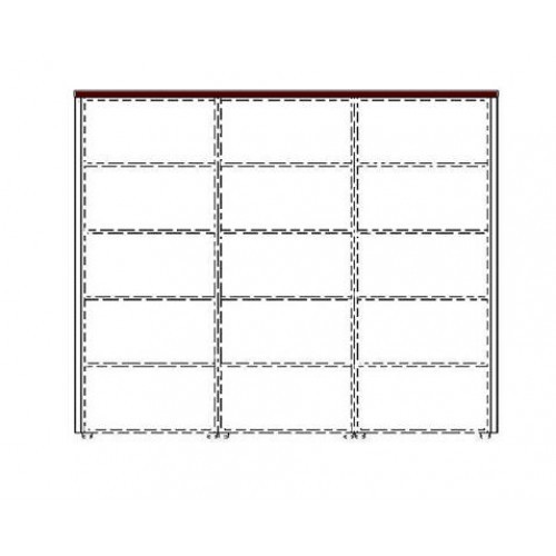 Horní obkladová deska WELS k sestavě skříní  šířky 240 cm - 108530