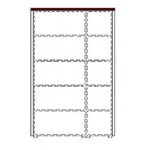 Horní obkladová deska WELS k sestavě skříní - rozměr  120 cm - 108215