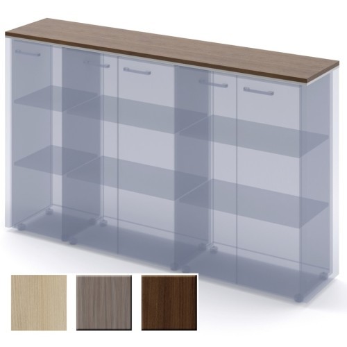 Horní obkladová deska WELS k sestavě skříní šířky 200 cm - 108525