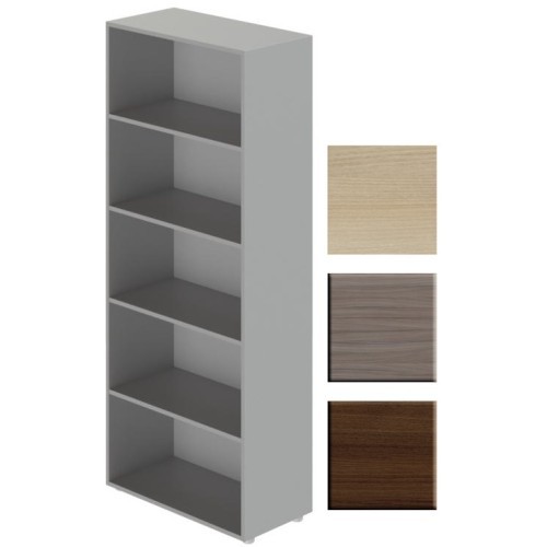 Kancelářská skříň  policová WELS bez dveří/s dveřmi - výška 196,5 cm - KM814501