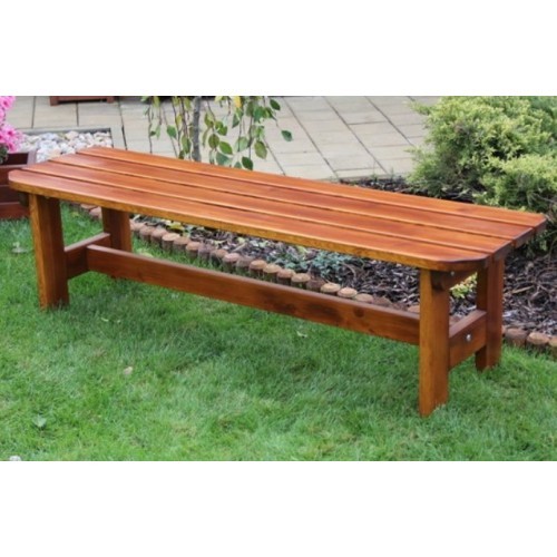 Dřevěná zahradní lavice OREBI  bez opěradla