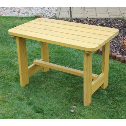 Dětský dřevěný zahradní stůl 