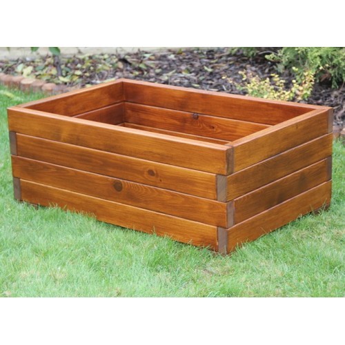 Dřevěný zahradní květináč velký - 75x45 cm 