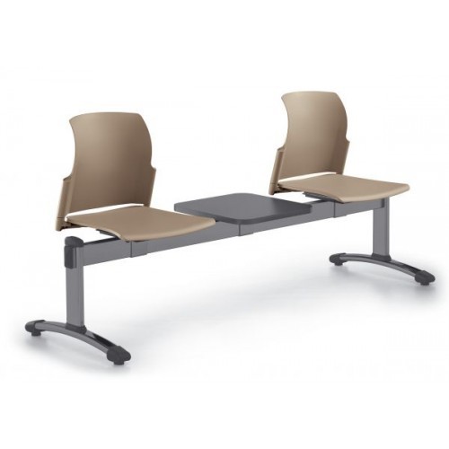 Plastová lavice 41C4 03 - čtyřlavice