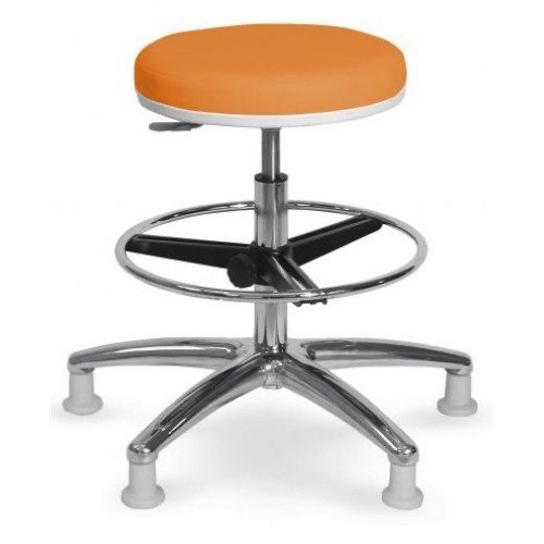 Stolička otočná s kruhem s kluzáky - MEDI 1205 G