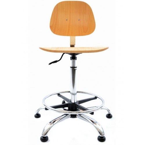 Pracovní židle FLASH  040 H s kruhem - nosnost 110 kg 