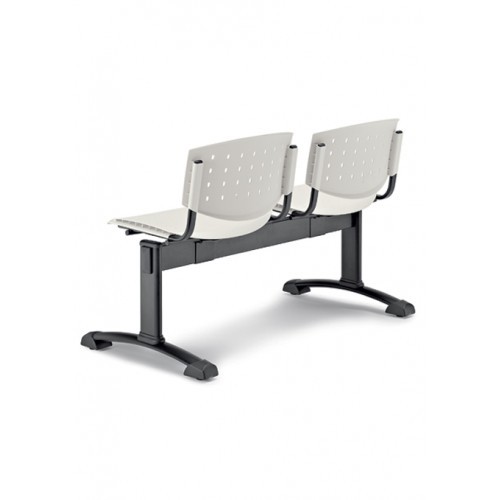 Plastová lavice do čekáren Multised  IMP 130  - 2-5 sedadel - výběr barevného provedení 