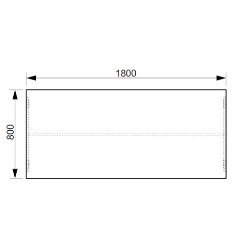 Jednací stůl  OFFICE GATE GJ1800 - rozměr 180x80 cm 